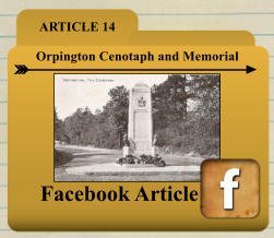 ARTICLE 14 Orpington Cenotaph and Memorial Facebook Article