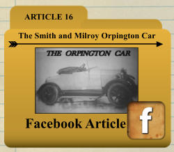 ARTICLE 16 The Smith and Milroy Orpington Car Facebook Article