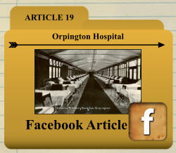 ARTICLE 19 Orpington Hospital Facebook Article