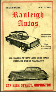 1950c - Orpington - Commerce - Ranleigh Autos