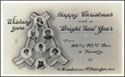 1933 - Orpington - Broxbourne Road - Box Family Festive Post Card