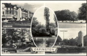 1958 - Orpington - High Street - Postcard